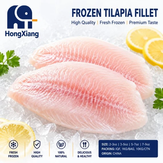 Phi lê cá rô phi đông lạnh cao cấp